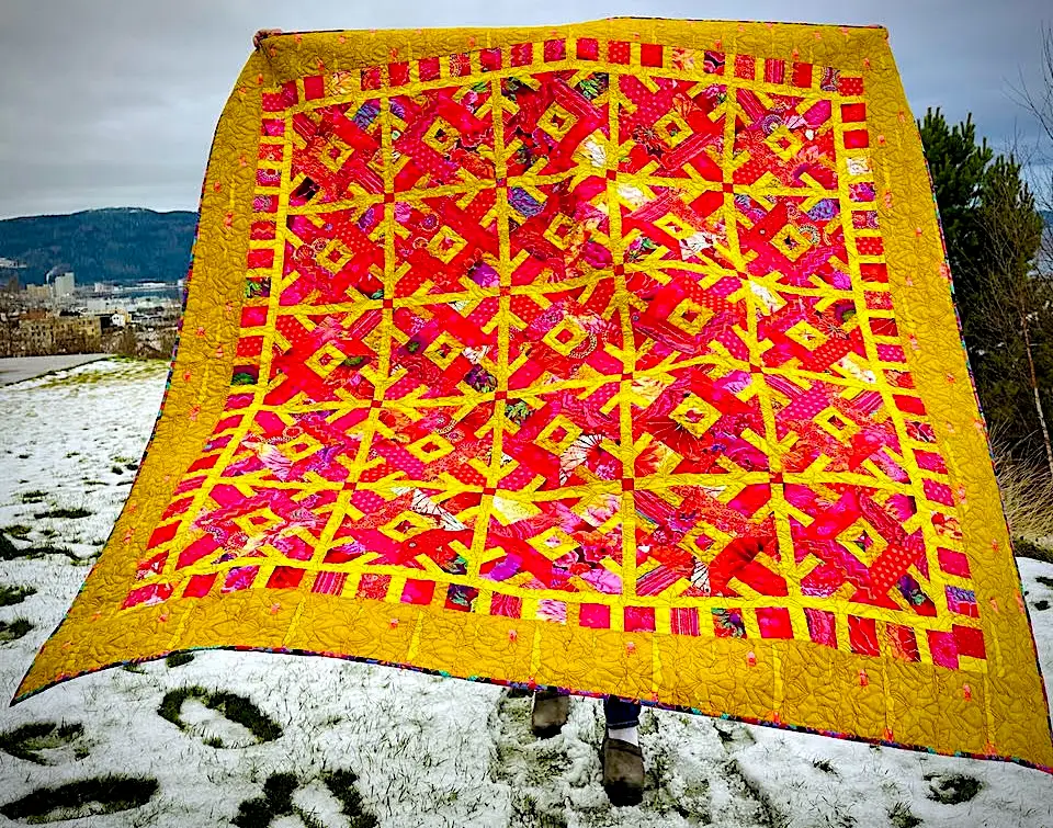 Country Road Quilt i vinden