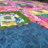 Nærbilde av quilt
