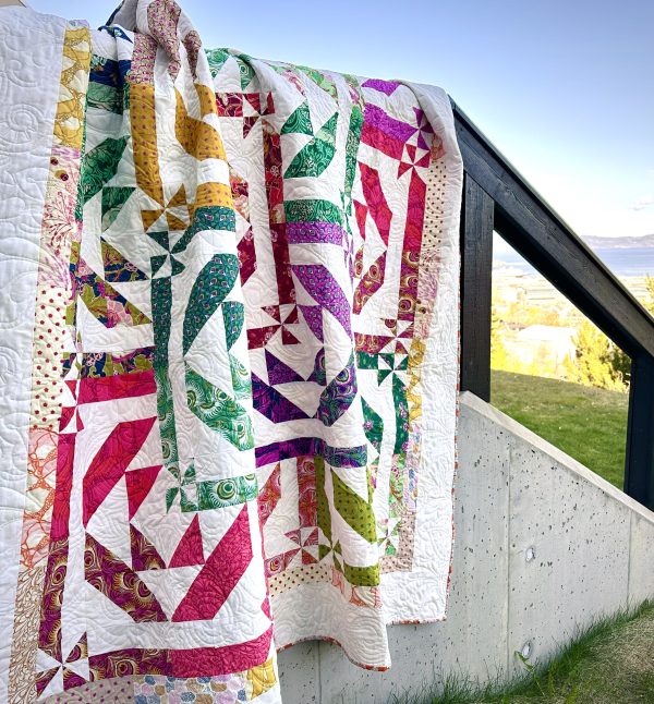 Disappearing Pinwheels Quilt - Image 4