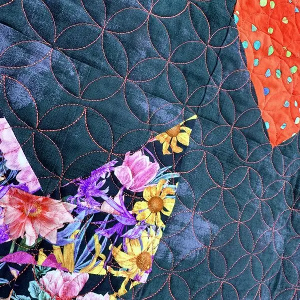 Nærbilde av quilt