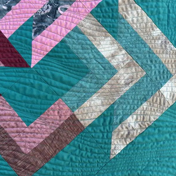 Nærbilde Nested Cabin Quilt