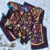 Nærbilde Quilt på snø