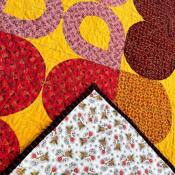Lemon Blossom Quilt Nærbilde
