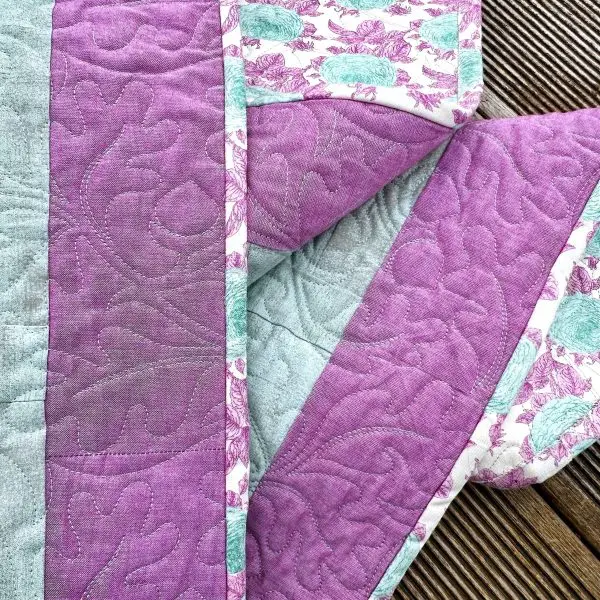 Positively Charming Quilt nærbilde