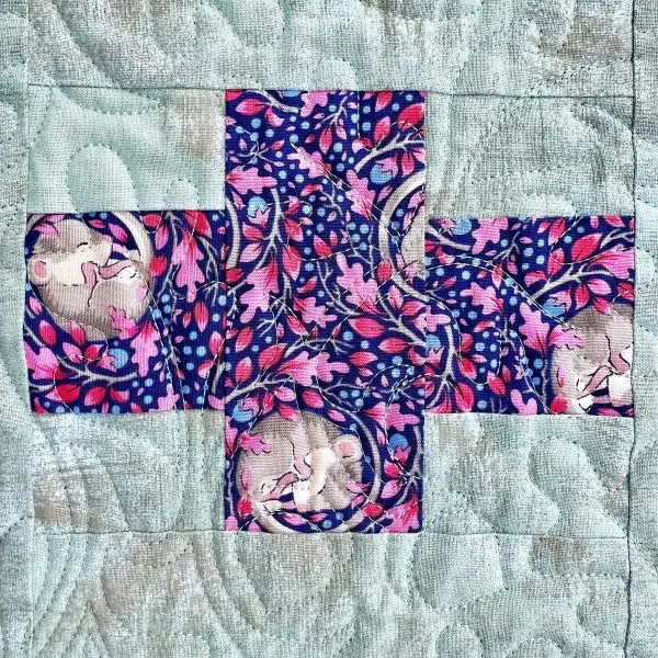Positively Charming Quilt nærbilde