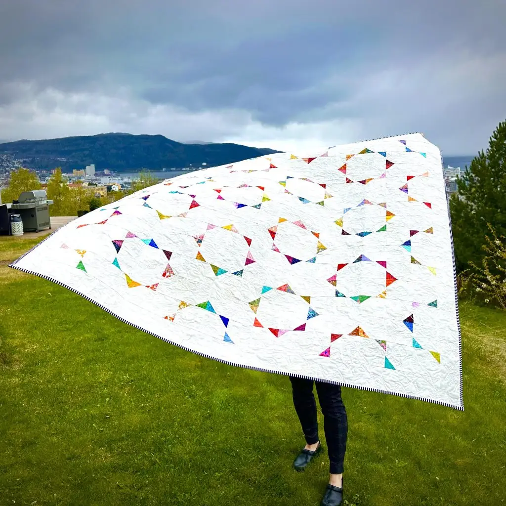 RainbowSnowball Quilt i hagen