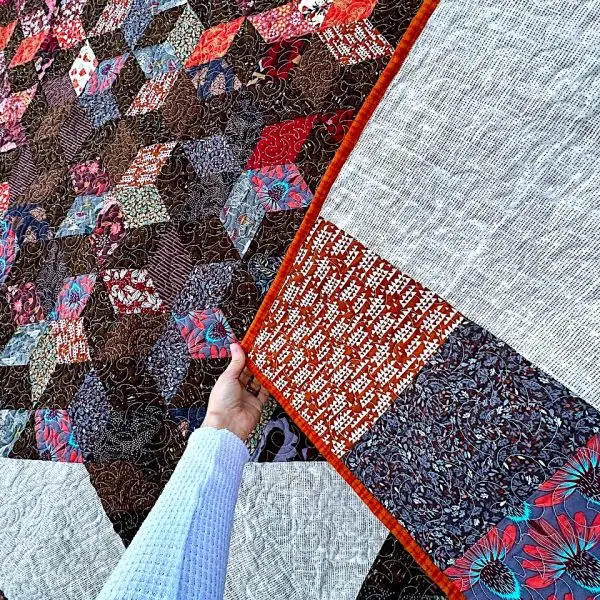 Starbright Stars Quilt Nærbilde
