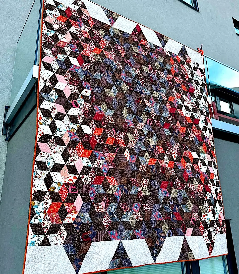 Starbright Stars Quilt i vinden