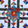 Watercolors Quilt Nærbilde