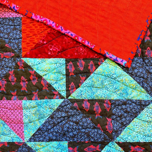 "Flying Geese Baby Quilt" - Image 3