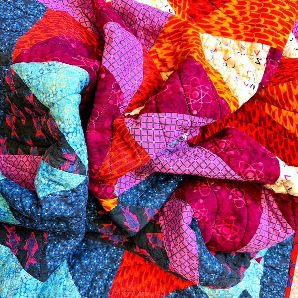 "Flying Geese Baby Quilt" - Image 2