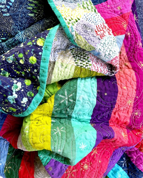 "Snowy Ombre Jelly Roll Race" - Image 2