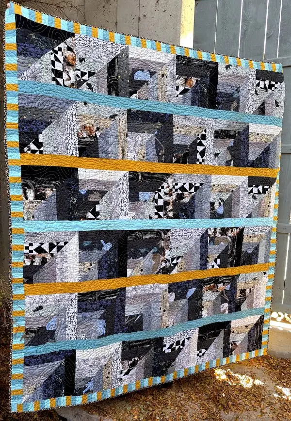 Lucky Log Cabin Quilt