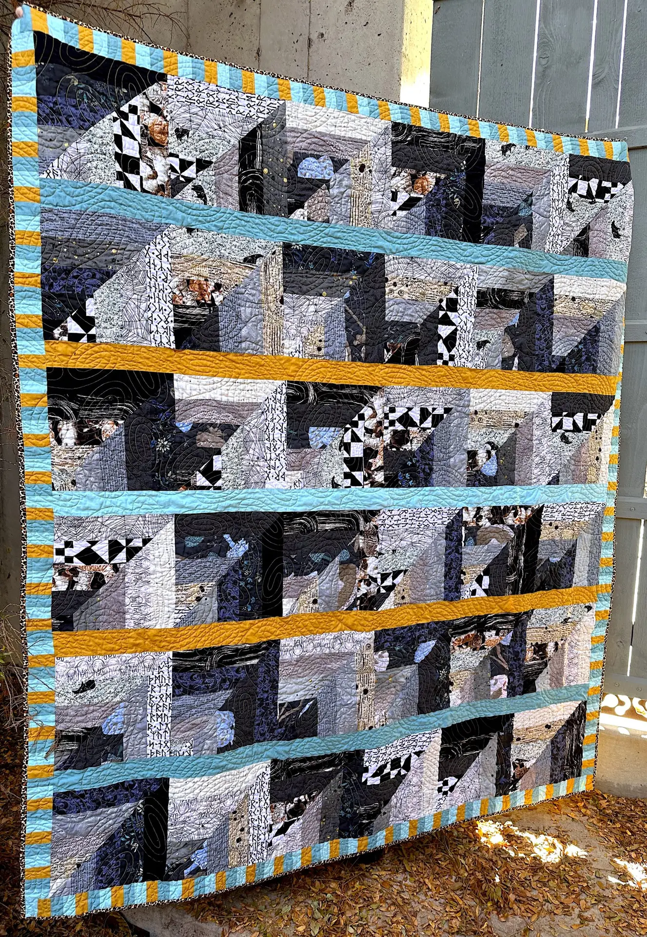 Lucky Log Cabin Quilt