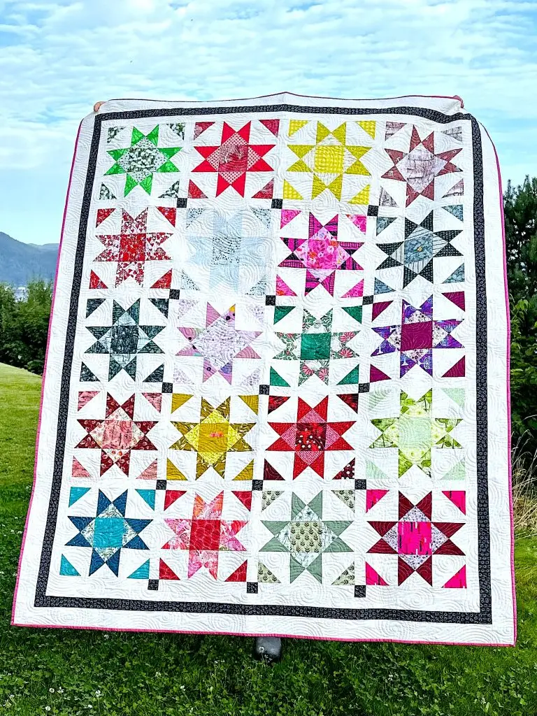 Shine Remix Quilt i vinden
